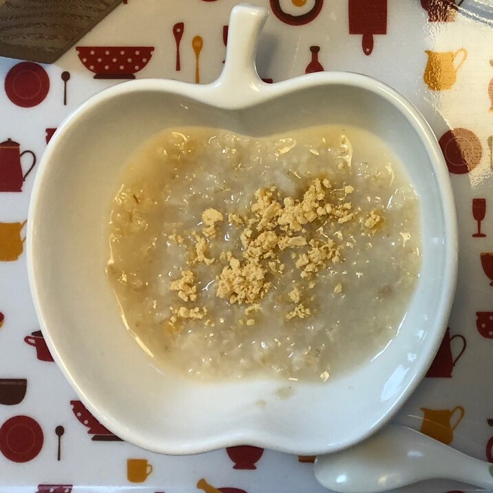 離乳食中期 オートミールのきな粉ミルク風味 レシピ 作り方 By ただのにった 楽天レシピ 離乳食中期 オートミールのきな粉ミルク風味 レシピ 作り方 By ただのにった 楽天レシピ